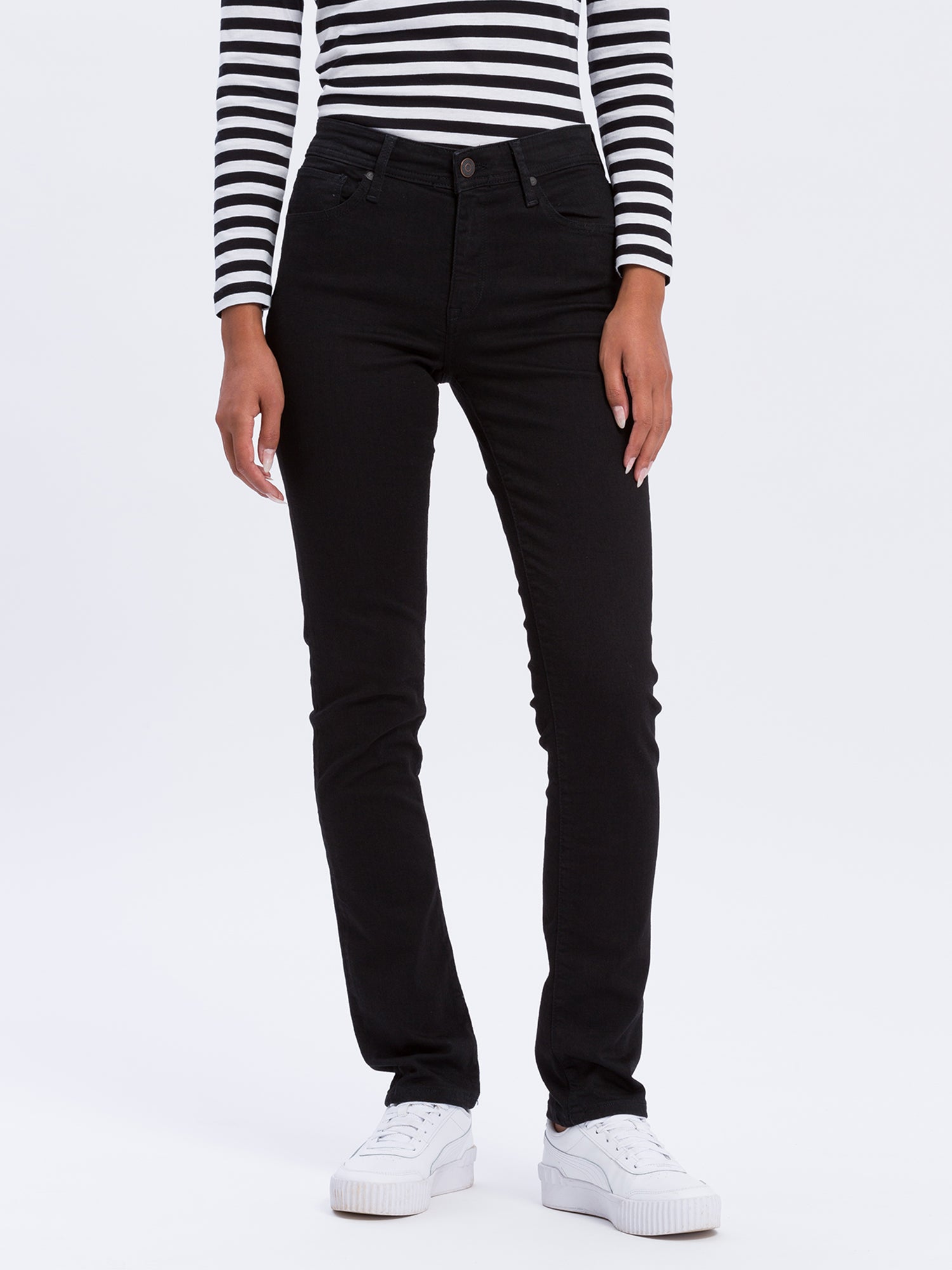 Cross Jeans  Damen ANJA - Slim Fit -black